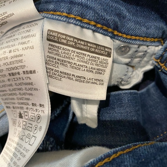 Levi’s 724 High rise straight crop jeans. Size 28. - Picture 7 of 9